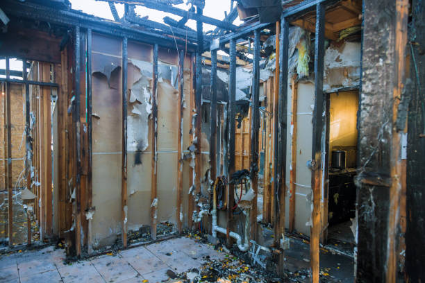 Professional Emergency Fire Cleanup technician working in Lindstrom, MN